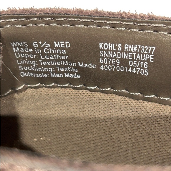 Sonoma Women's Nadine Suede Lace Up Wedge Taupe Ankle Boots Size-6.5 - Picture 7 of 7